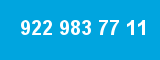 922 983 77 11